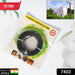 10-meter PVC coated steel cloth drying wire unrolled.