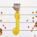 Clearly marked capacities on each plastic measuring spoon.