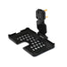 PHOBIA black wall holder stand effortlessly installed on a standard power socket.
