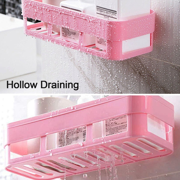 Organise your bathroom essentials with this convenient shower corner caddy.