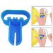 A person effortlessly tying balloons for festive party decorations using the handy tool.