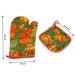 Stylish and durable cotton oven mitt for everyday kitchen use.