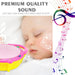 Side angle of the Flash Drum Toy, showcasing its musical and light-up features for toddlers.