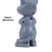 Side view of the Talking Tom Toy, showing its durable plastic construction.