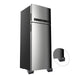 An appliance, possibly a refrigerator, elevated by the heavy-duty base stand set.
