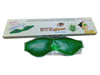 Close-up of the plush silk eye mask, offering ultimate relaxation.