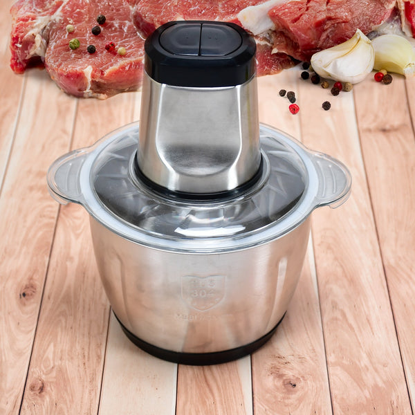 3L Stainless Steel Electric Meat Grinder - Multifunction Chopper