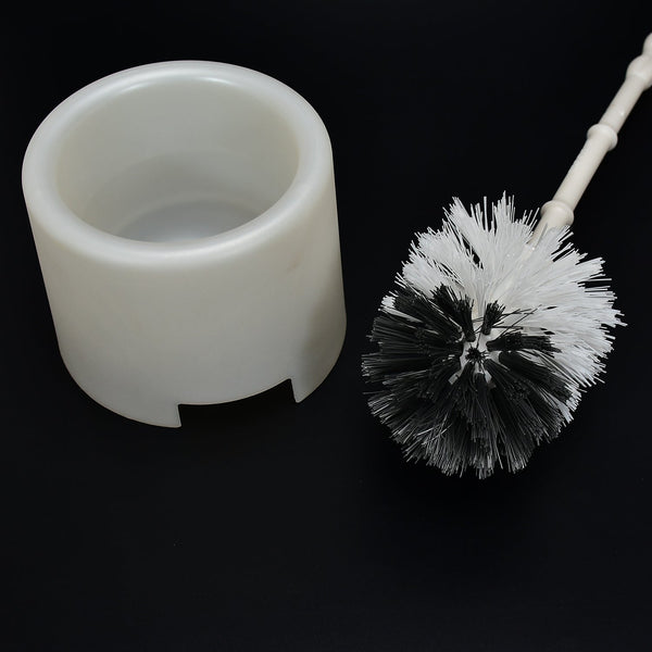 Pro Clean Toilet Brush with Potted Holder for Deep Bathroom Clean