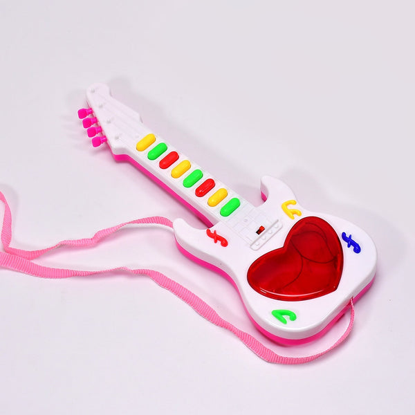 Musical Mini Guitar Toy for Kids with Lights & Sounds