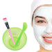 Full 6-piece facial mask kit including bowl, spatula, brush, and spoons.