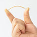 Double-headed bamboo cotton swabs shown up close.