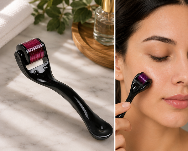 Derma Roller – Anti-Ageing, Scar Removal & Hair Regrowth, 0.50 mm | Calm & Curl
