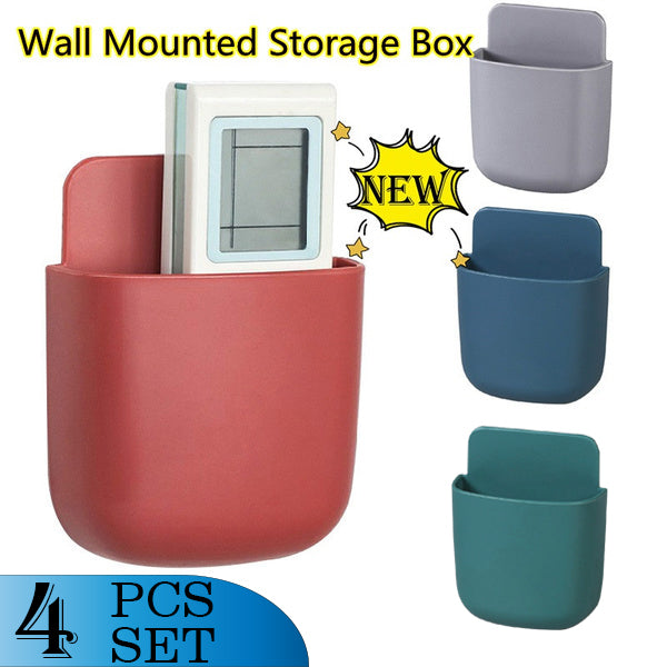 Self-Adhesive Wall Mounted Storage Case & Phone Holder