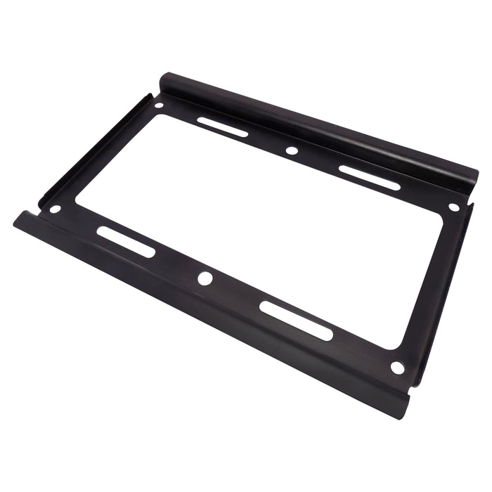 Side profile of the fixed TV mount bracket showing its slim design.