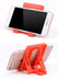 Sleek black foldable mobile stand displayed from the front.