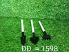 A child's hand holding the green rake, part of the fun children's gardening kit.