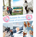 A collage of six images depicting various travel and social occasions where portable soap can be used.