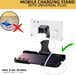 Front view of the PHOBIA foldable mobile charging wall holder.