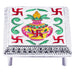 Side view of the versatile Aluminium Foil Bajot, perfect as a decorative patla.