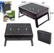 Siplix charcoal grill displayed open, highlighting its simple setup.