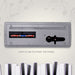 Close-up of the microphone input on the kids piano keyboard.