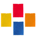 Four green Kitchen Scrubber Pads by Quickslice, ideal for tiles and dishes.