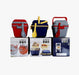 Leak-proof lunch box demonstrating its secure push lock and comfortable carry handle.