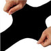 Model enjoying a sunny day outdoors with black UV protection sleeves for comfort.
