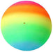 Group of children playing with the multi-colored Kids Beach Ball on a sunny day.