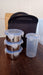 Complete 4-piece stainless steel tiffin set with sleek design for daily use.