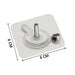 Durable adhesive wall hook designed for reliable and long-lasting use in any setting.