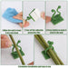 Illustration showing how to install the 30 Pcs wall plant clips on a surface.