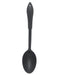 Black non-stick kitchen tools displayed against a clean background.