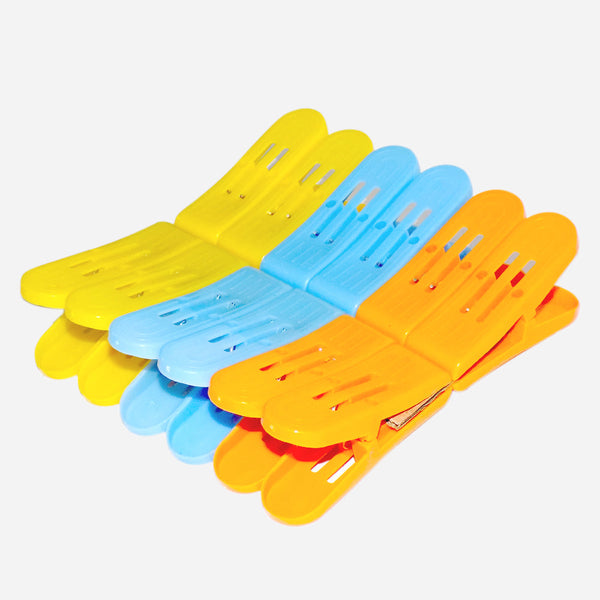 Cloth Drying Clips – Strong Grip Multicolour Plastic | BathNova