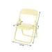 A single yellow miniature foldable chair with dimensions of 5.5 cm, 6.5 cm, and 11 cm indicated by arrows.
