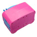 Side view of the portable electric balloon inflator, ready for use.