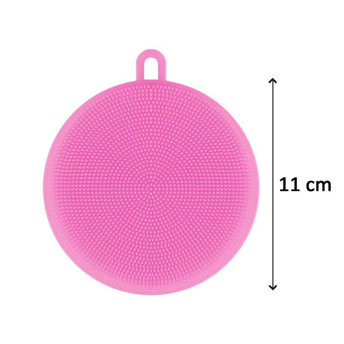 Non-stick silicone sponge for dishes, available in various colors, making kitchen cleanup effortless.
