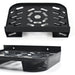 Compact wall shelf for TV setup boxes and other technical devices.