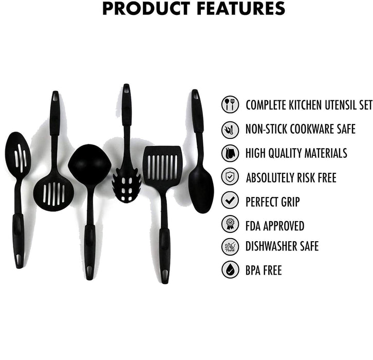 The full range of 6 non-stick cooking tools for Indian kitchens.
