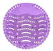 Close-up of an anti-splash urinal screen mat with bristles for effective splash reduction.