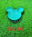 The divided Mickey-shaped plate, perfect for keeping different snacks separate.