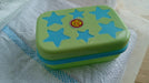 Close-up of the star-shaped self-design on the soap case holder.