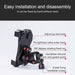 Durable bike phone mount designed for stable and secure mobile holding.
