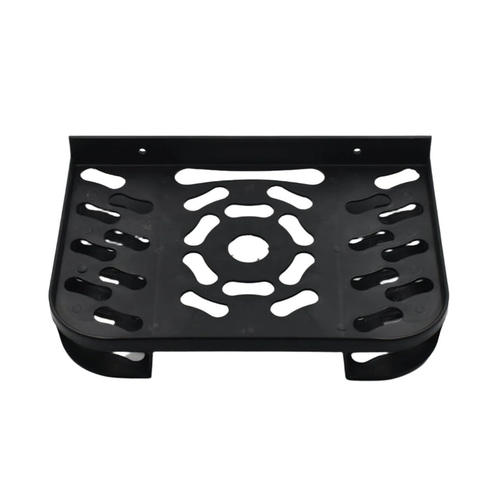 Wall-mounted Set Top Box Stand from , neatly holding a DTH receiver and remote.