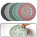 Grid pattern on the shower drain cover ensures optimal water flow while stopping unwanted particles.