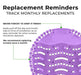 Pack of multiple anti-splash urinal mats, ready for use in commercial or home settings.
