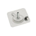 Strong adhesive wall hook for secure hanging.