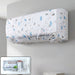 AC Dust Cover, Waterproof Folding Split AC Protector | Velvet Wheels front view for fresh air comfort