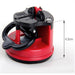 Bottom view showing the strong suction cup for stable sharpening.