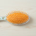 Detail of the flexible bristles on the Soft Cushion Hair Brush, designed to reduce hair breakage.